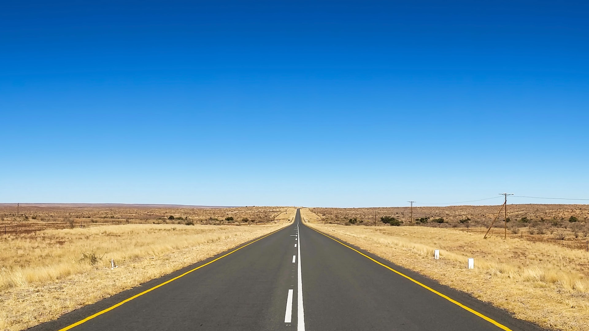 long road ahead in dessert